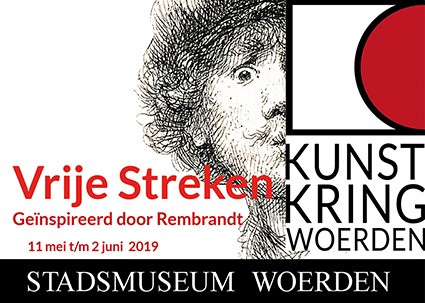 Tentoonstelling stadsmuseum Woerden: Vrije Streken, Kunstkring Woerden geïnspireerd door Rembrandt